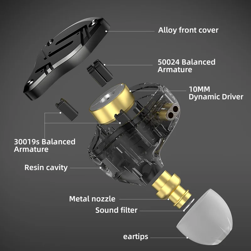 KZ ZS10 PRO X سماعات رأس سلكية HD ميكروفون جودة صوت نقية تكنولوجيا هجينة سماعات مراقبة سماعات أذن HIFI Bass Music Hea