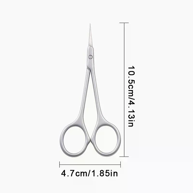 Edelstahl Nagelhautschere Dead Skin Remover für Nägel Kunstknipser Russische Nagelschere Maniküre Schere mit gebogener Spitze