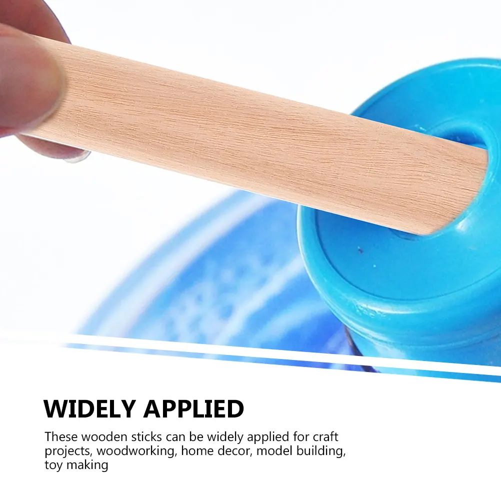 

10pcs Wooden Dowel Rods Craft Sticks Unfinished Wood for DIY Home Decor Model Building Woodworking Projects Smooth Surface Safe