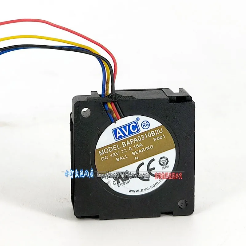 ORIGINAL BAPA0310B2U 12V 0.15A 3010 30*30*10mm NEW COOLING FAN RADIATOR