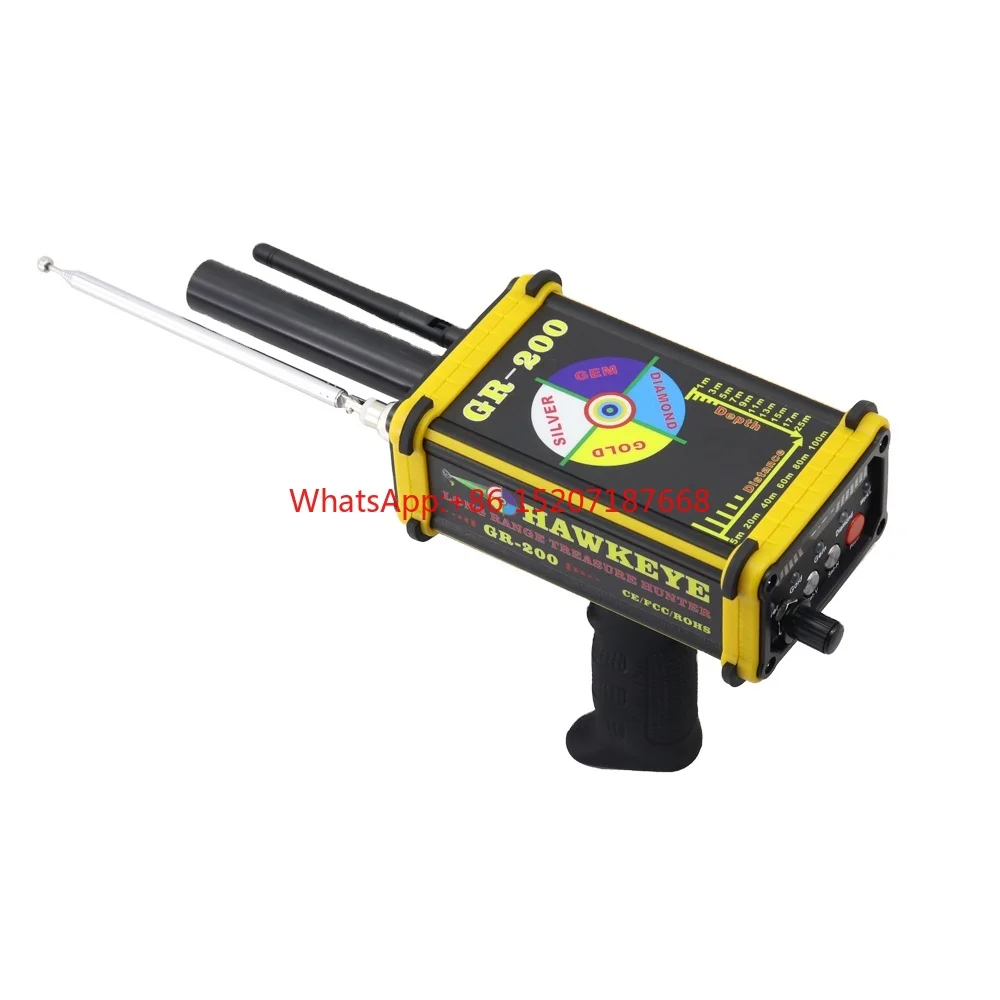 GR-200 long-distance gold detector Underground GR200 treasure detector Depth: 1-25 meters Distance: about 5-100 M