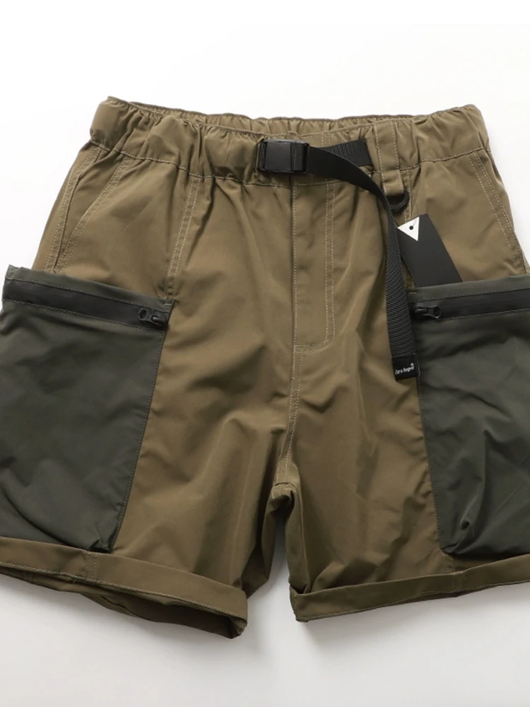 

American Sle Functional Large ket Спецодежда orts Мужские брюки больших размеров Haome Trendy Loose Qui Dry Belt Брюки пять четвертей