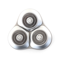 A44M For Xiaomi Mijia S101 Electric Shavers Replace Blade Beard Trimmer Razor Hair Shaving Replacement Head-Gray+Silver