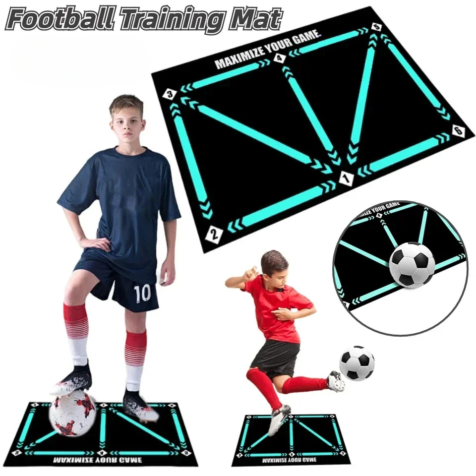 Soccer Training Mat Non-slip Noise Reduction Home Children's Soccer Mat Carpet Training Mat Mini Soccer Home Training Mat