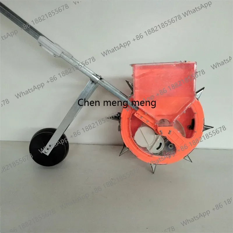 Corn single bean peanut small hand push multi function home agricultural automatic push roller wheel seeding machine