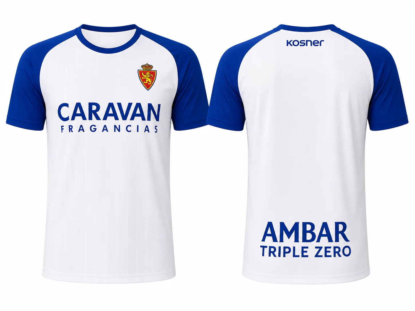 Real Zaragoza 2026 Football Jersey T-Shirt Breathable Sportswear Comfortable Fan Shirt for Adults Quick drying