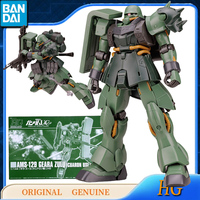 Bandai Original Genuine Gundam HG AMS-129 GEARA ZULU[CUARON USE] Anime Action Figures Toys for Kids Gift Assembly Model Ornament