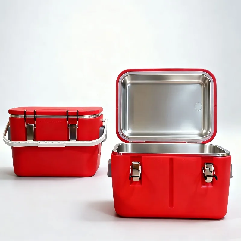 Wholesale High Quality Stainless Steel Insulated Food Storage and Container Set Large Rectangle 15L-25L Fresh Food Set