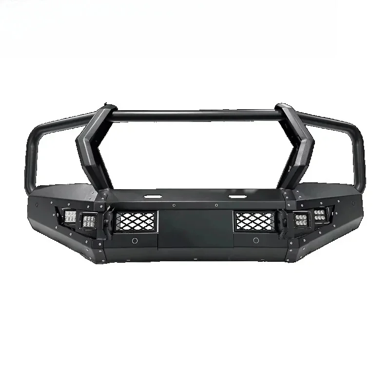 Upgrade 4X4 Offroad Front Bumper With Bull Bar Pickup SUV Universal Mods