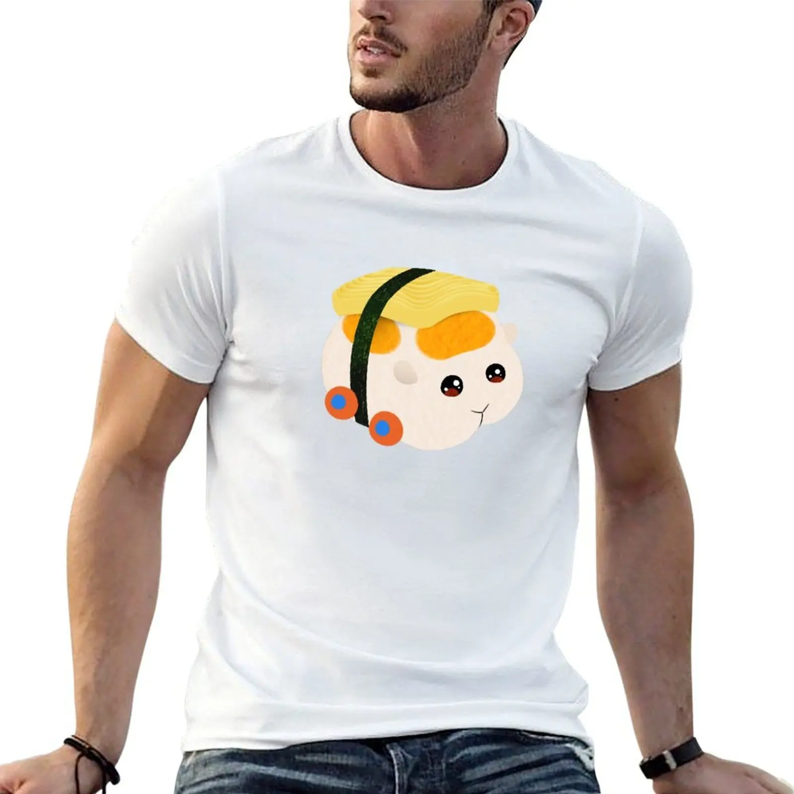 

Egg Omelet Tamagoyaki Sushi Molcar Pui Pui Molcar T-Shirt funny t shirts cotton t shirt personalised cotton tshirt 100% T-Shirt