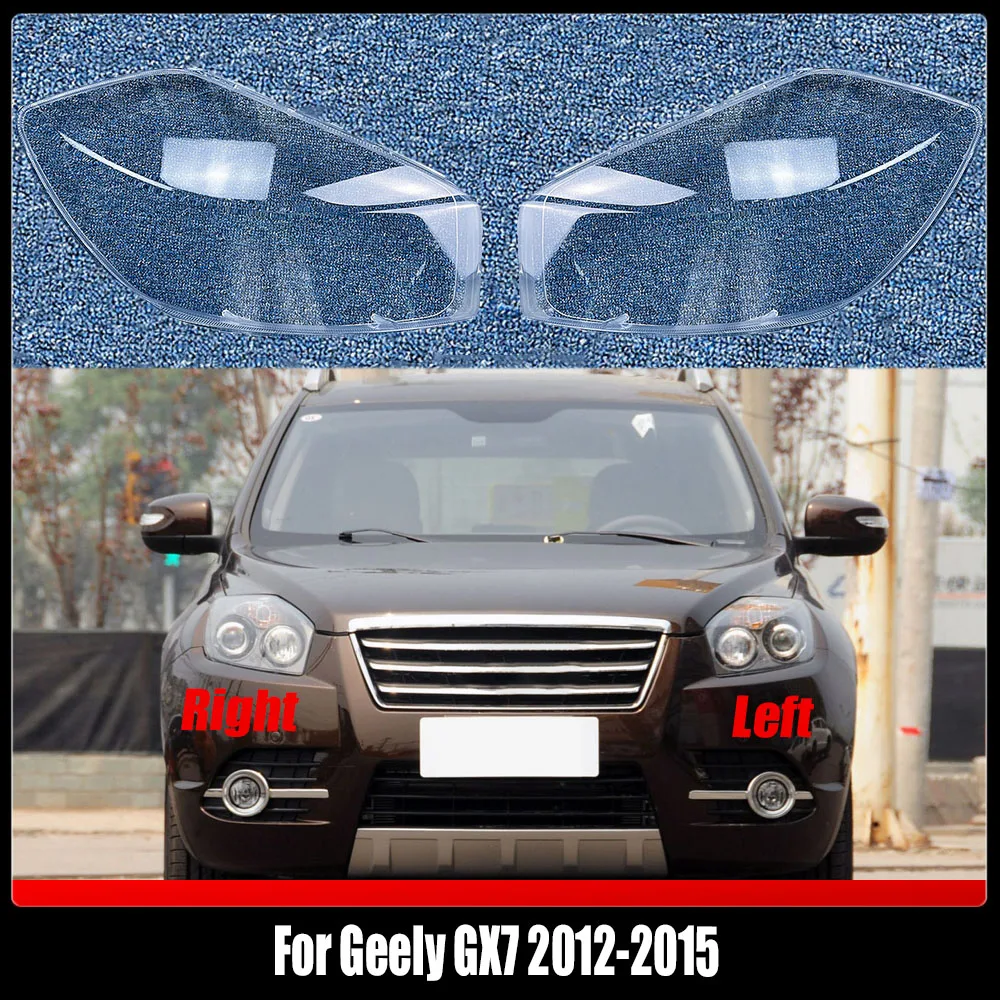 

Headlamp Cover Transparent Headlight Shell Lens Plexiglass Replace Original Lampshade For Geely GX7 2012-2015