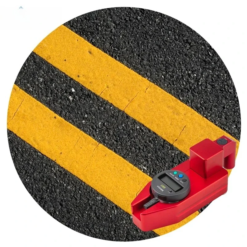MTG Digital Pavement Dry Film Road Marking Concrete Thickness Measuring Instrument Digital Gauge