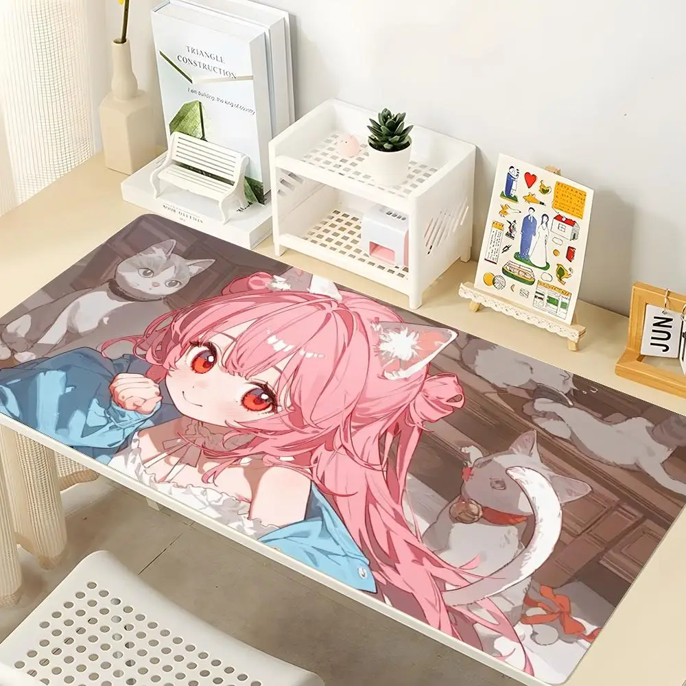 Anime Takanashi Hoshino Anime Mouse Pad Gaming Mousepad Astratto Grande 800x400x2mm MouseMat Gamer XXL Mause Tappeto PC Scrivania