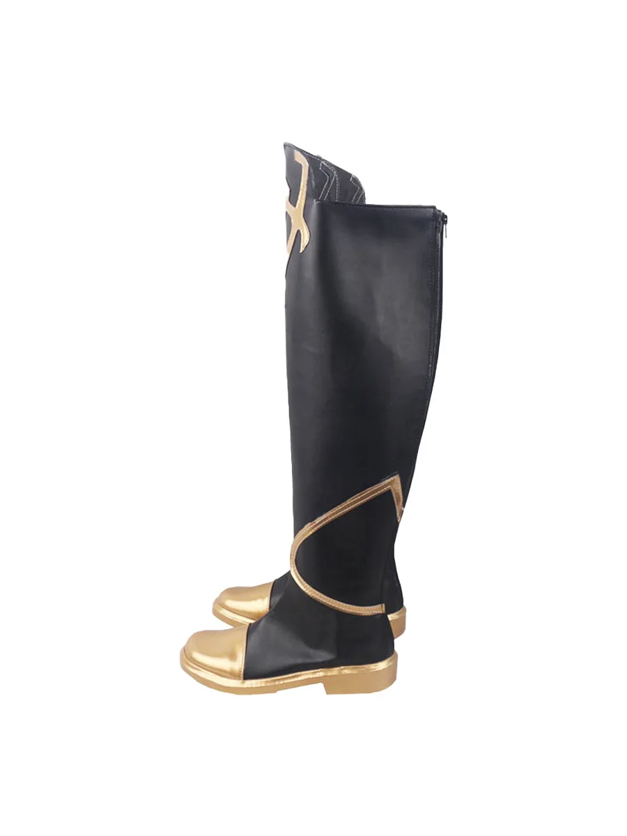 Genshin Impact Traveler Aether Cosplay Shoes Kong Custom Made Boots
