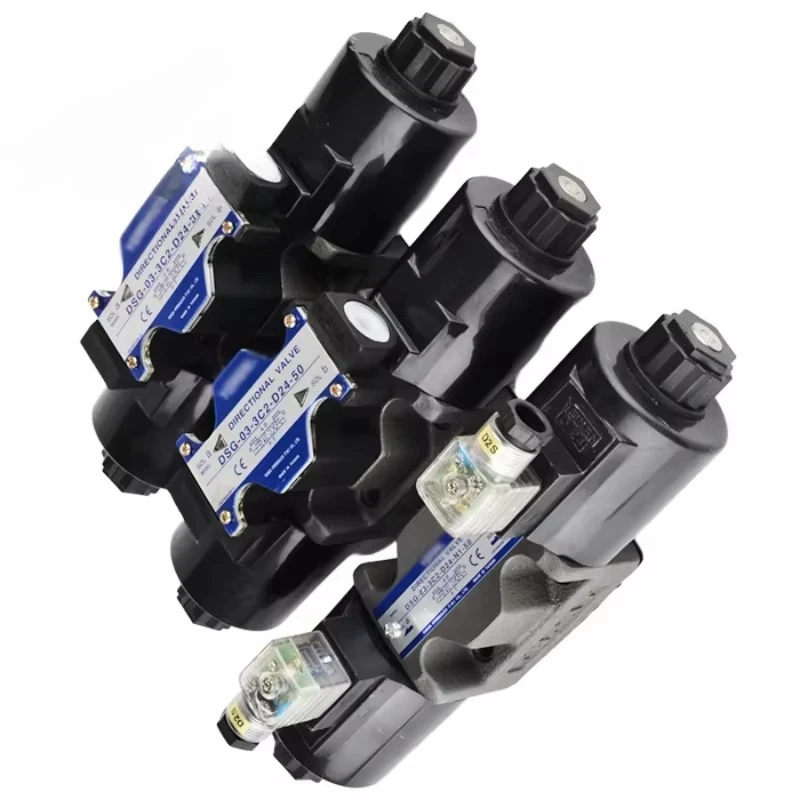 

Hydraulic Solenoid Valves DSG-03 -3C2 DC24V 12V AC220V Directional Control Valve Hydraulic Solenoid Valve