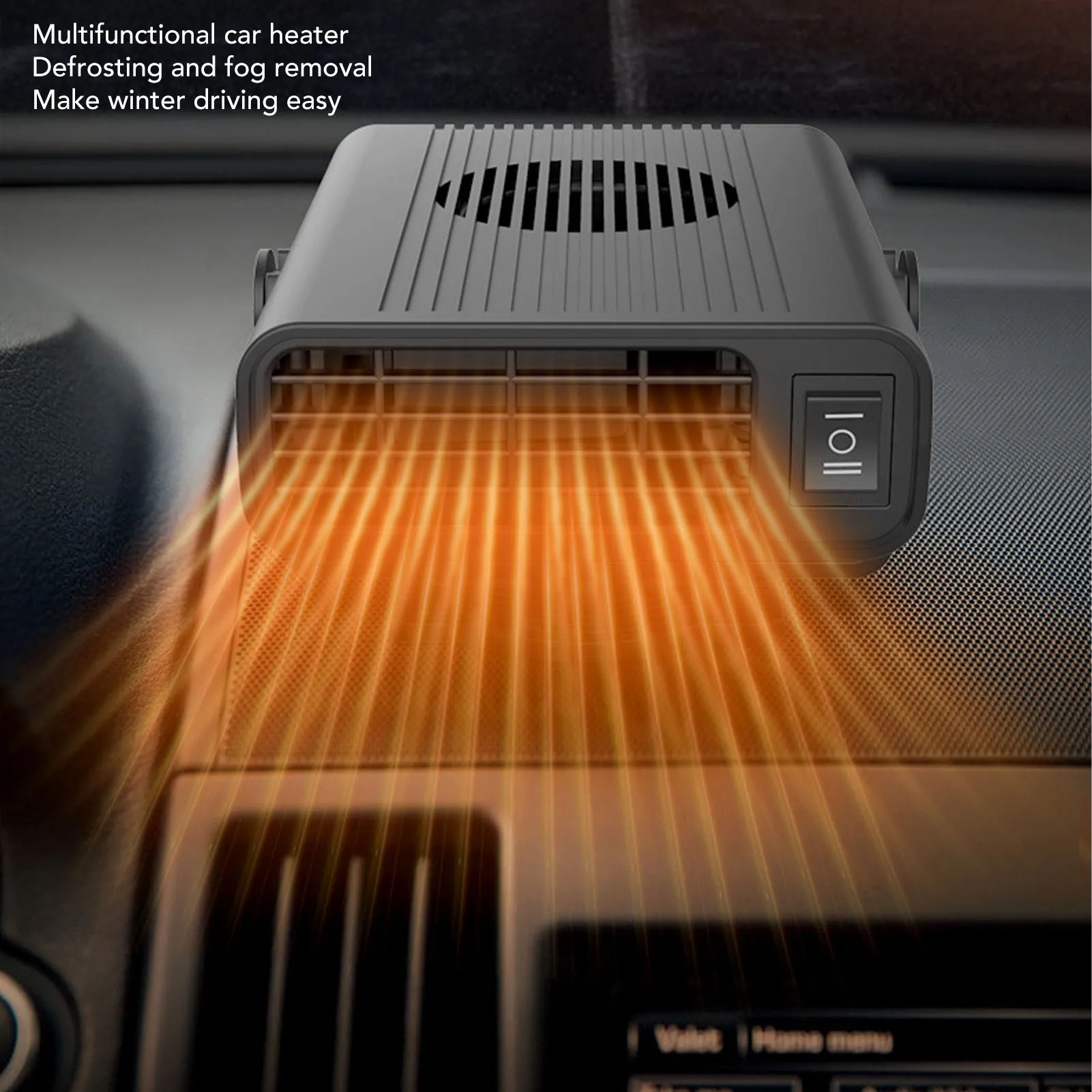 Car Heater 120W Fast Heating Enhanced Safety Portable Efficient Performance Car Windshield Defogger for Vehicle