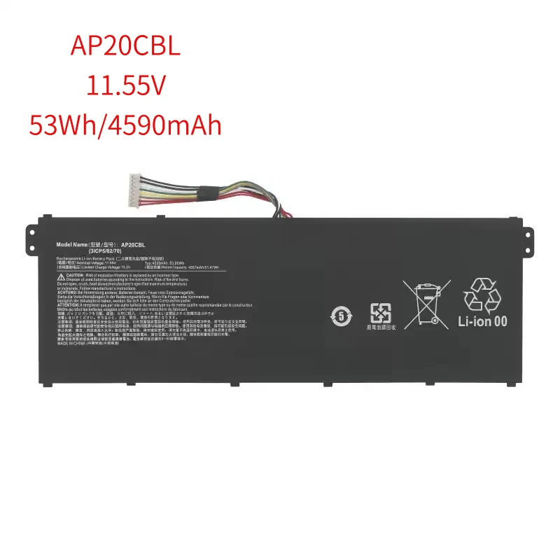 

AP20CBL Laptop Battery For Acer Aspire 5 A515-46-R14K TravelMate Spin B3 TMB311RNA-32 Swift 3 SF314-43 SF314-43-R8H2