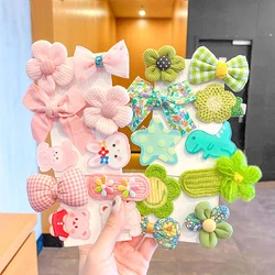 New Children's Cute Cartoon Hairpin Jewelry Princess Headwear Girl Side Clip BB Folder Baby Hair Accessories Female Wholesale