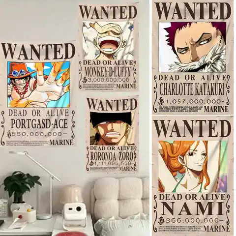 One piece wanted poster set-AliExpress