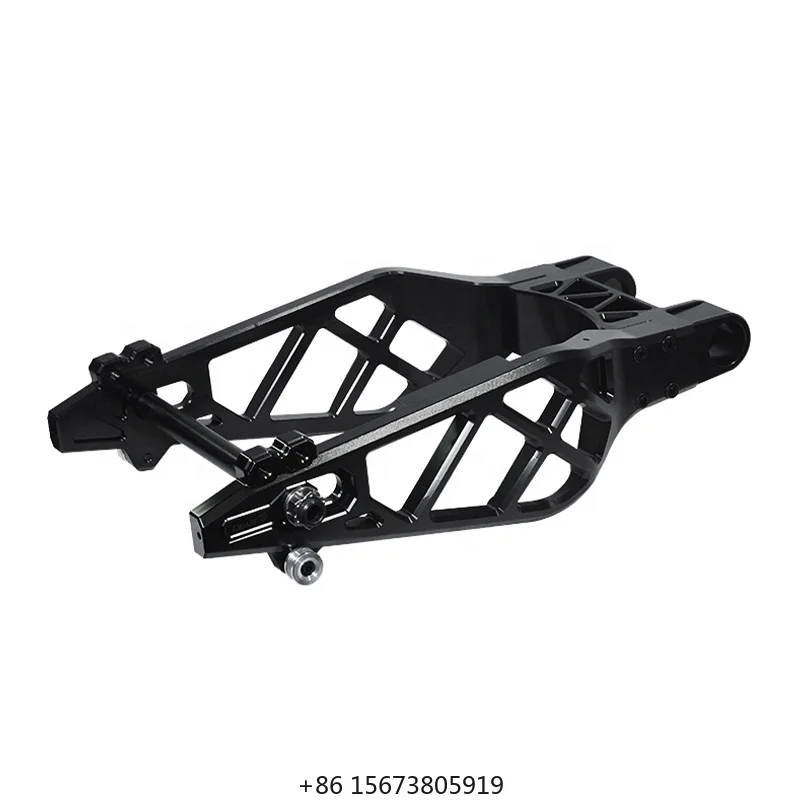 Black3 Motorcycle Travel Modified High Strength Lightweight Aluminium Alloy Design Two-Wheeler Oscillating Arm Body Systems