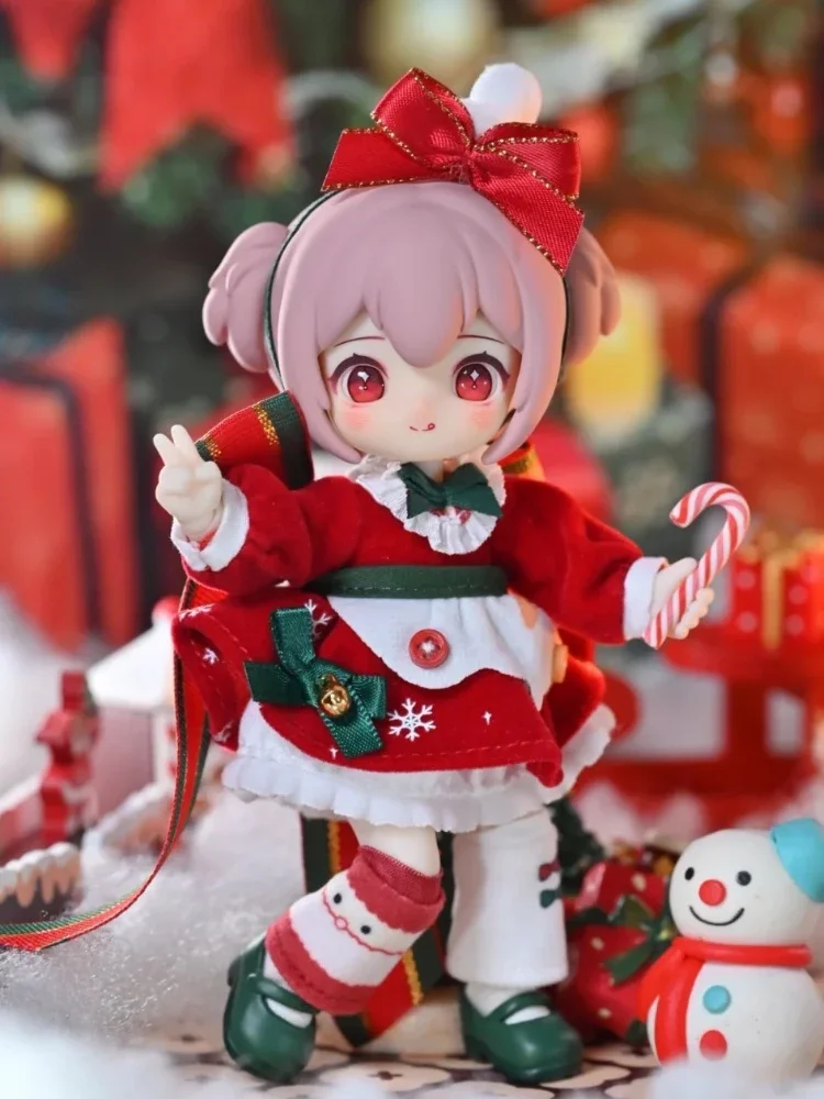 New Nagi Christmas Kindergarten Wish Party Series 1/12 Bjd Joints Can Be Moving Figures Kawaii Boys And Girls Desktop Collect