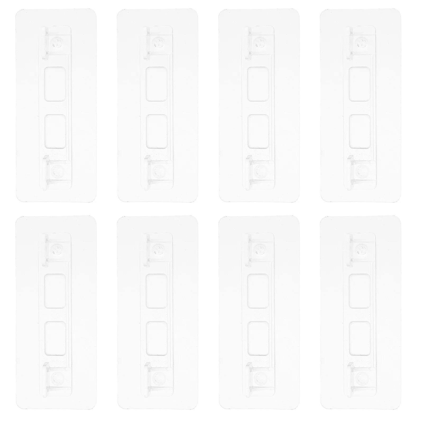 8-delige boxstabilisator antislip zelfklevende pads kunststof basissteun voor veilige installatie huishoudelijk gebruik