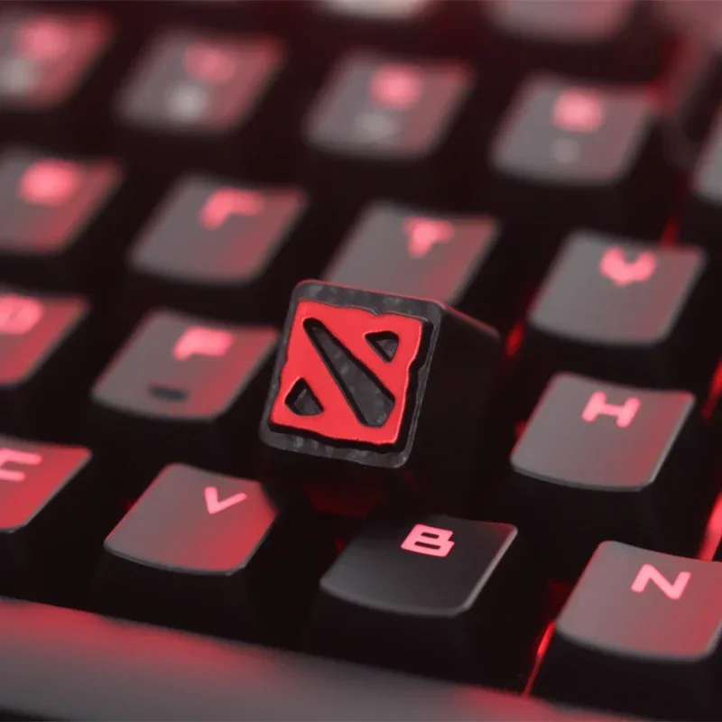 Keystone DOTA 2 Artisan Keycaps for Mechanical Keyboard 1 pc Zinc Aluminum Alloy Metal Customize Personalized DIY Game PC