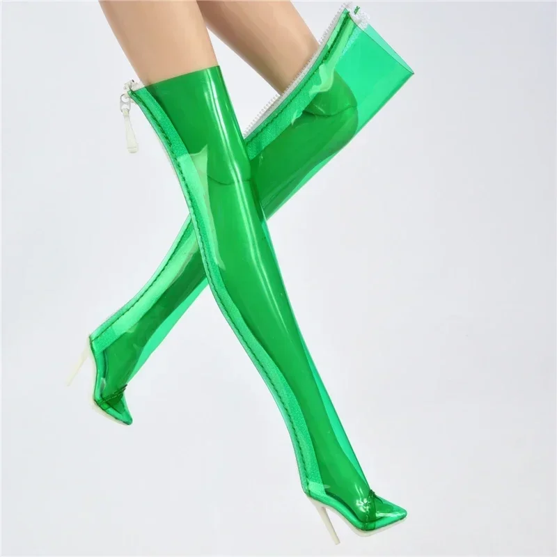 Accessories toy Transparent  long boots shoes for your FR6.0 nu.face 3.0 Fashion R Ⅱ FR2 kissmelaa F8