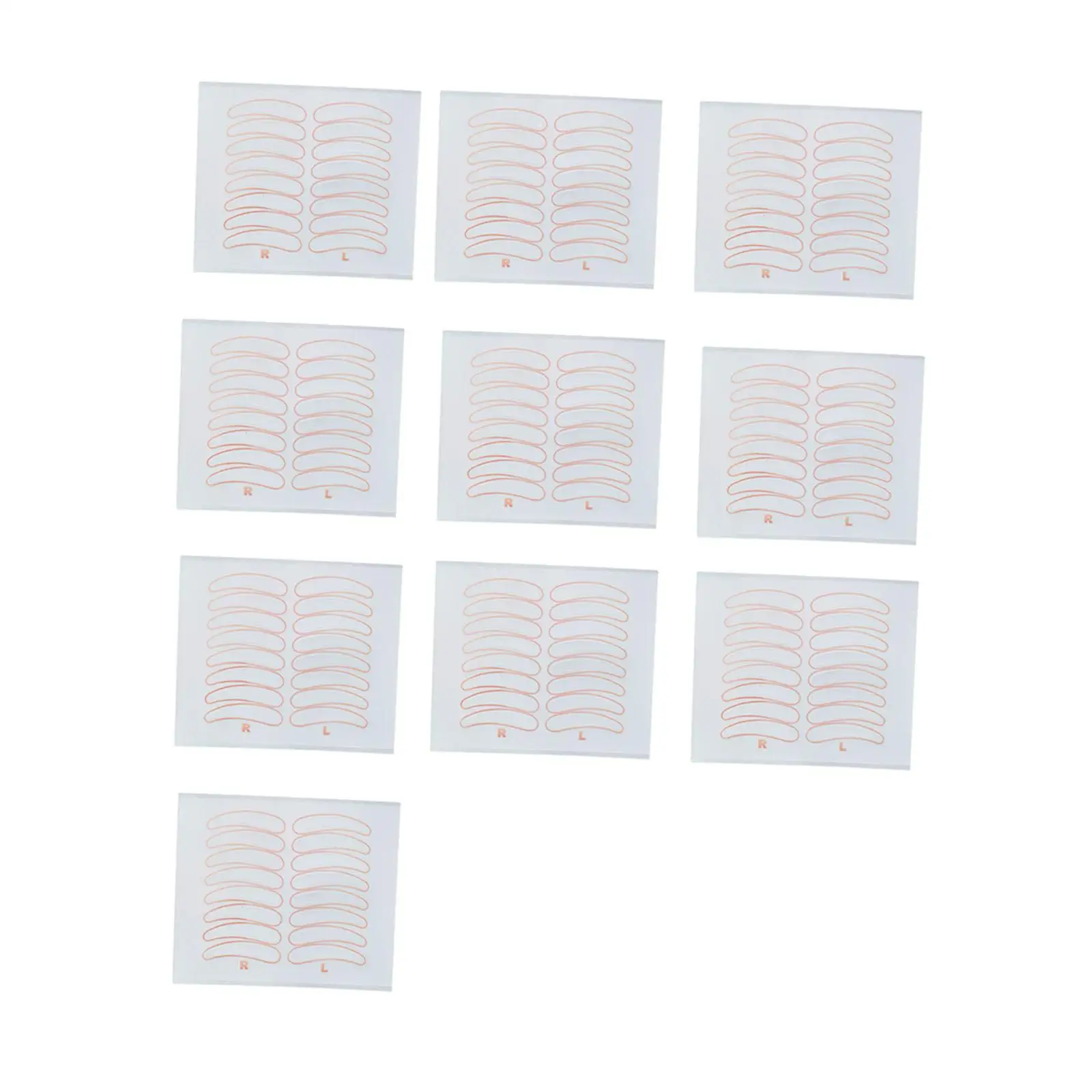 10Pcs Double Eyelid Tape Stickers,Eyelid Lifter Strips,Invisible,Double