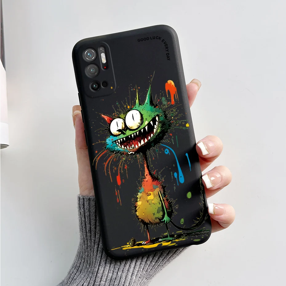 Beautiful Painted Case For Xiaomi Poco M3 Pro Cute Cartoon Phone Fundas Case For Xiaomi Poco M3 Fashion Smart Phone Covers Coque