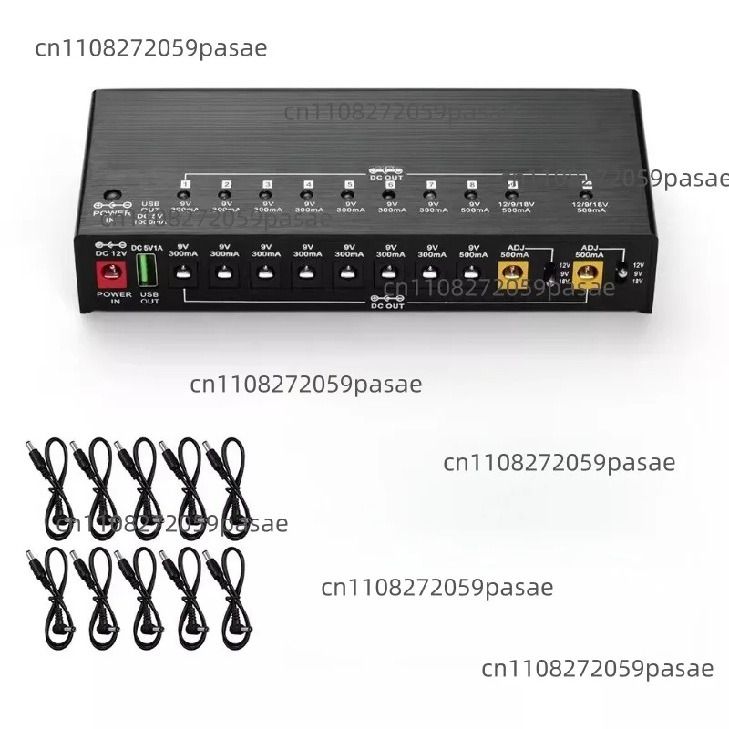 

Изолированный источник питания ISO10 с одним выходом и мультиплексным эффектом, конфигурация 9В/12В/18В