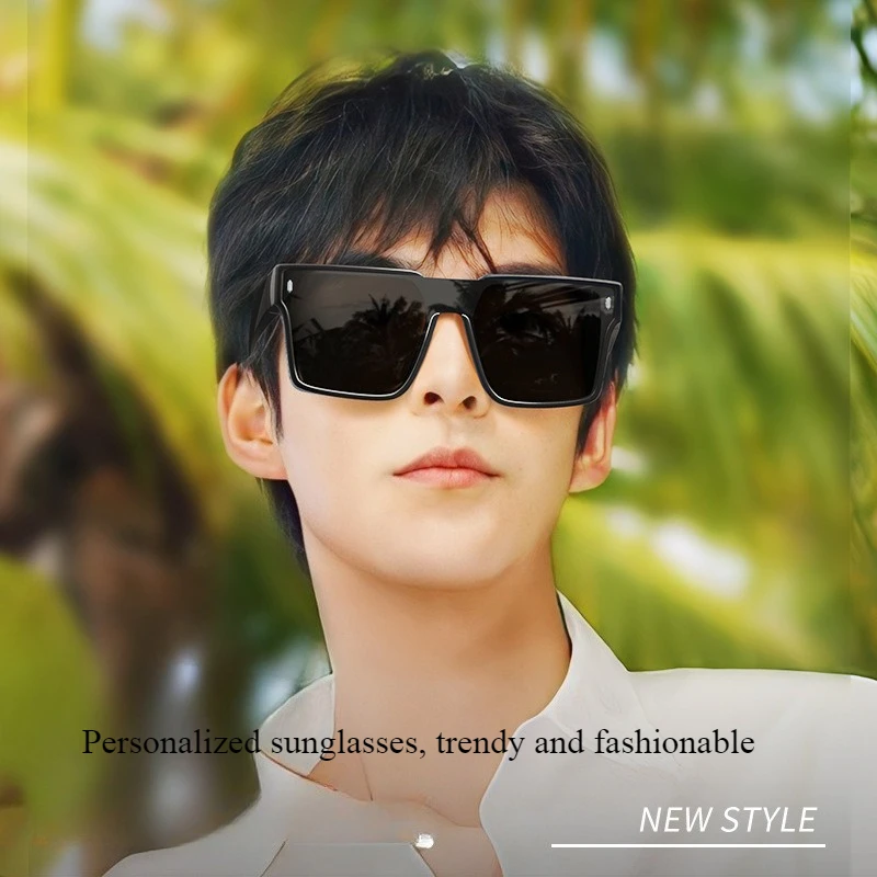 High Definition Sunscreen  Fashion Sunglasses Polarized Universal Men's and Women's Classic Anti UV Myopia Set Sunglasses Black