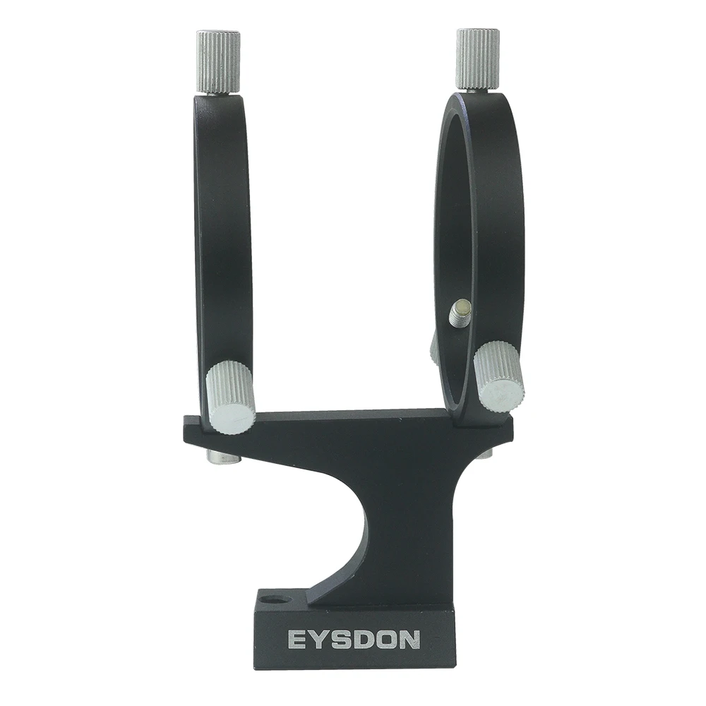 EYSDON Slide-Base Six-Point Clamping Guiding Rings FinderScope Mount Adapter for Astronomical Telescope Guide Star Tube -#90836