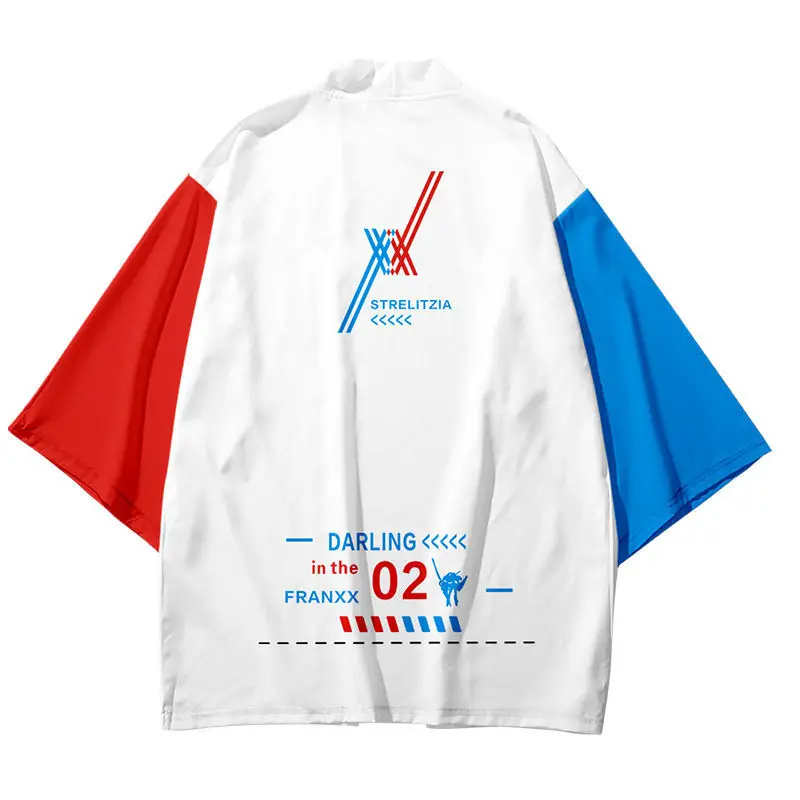 الرسوم المتحركة المحيطة كيمونو ريشة المنسوجة سترة أنيمي المنتخب الوطني 02 تي شيرت #5