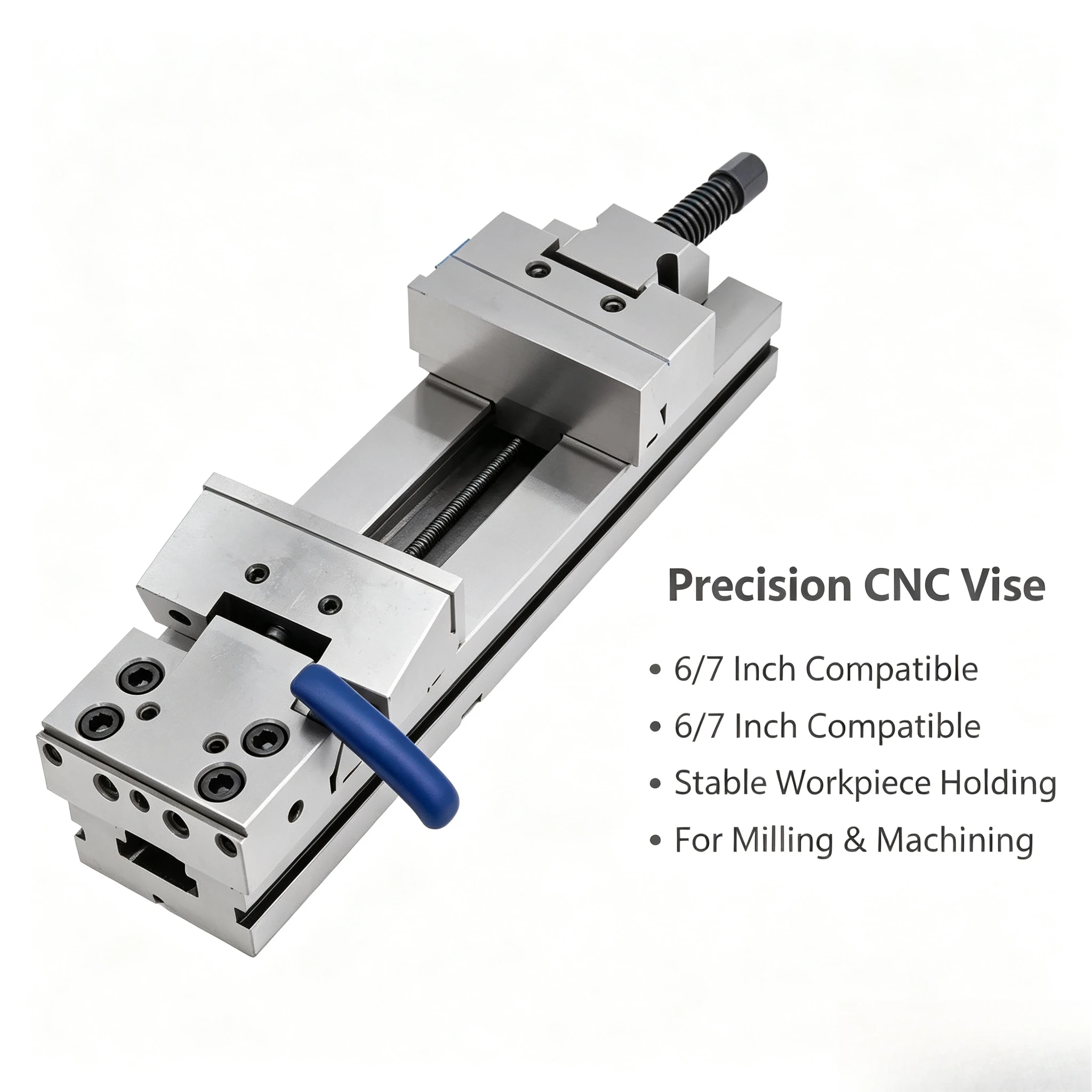 For 6/7 Inch Precision Combined Milling Vise Clamp Fixture for CNC Machining Center Metal Processing Work Holding Tool