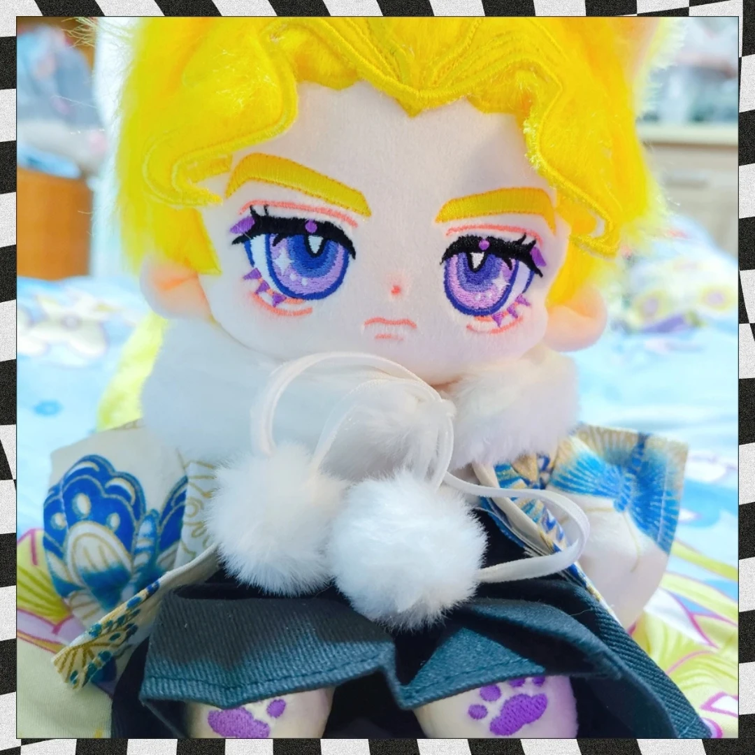 

20 см плюшевые аниме роль Кира Йошикаге косплей плюшевая кукла тело платье хлопковая кукла одежда наряд мягкие фигурки милый подарок