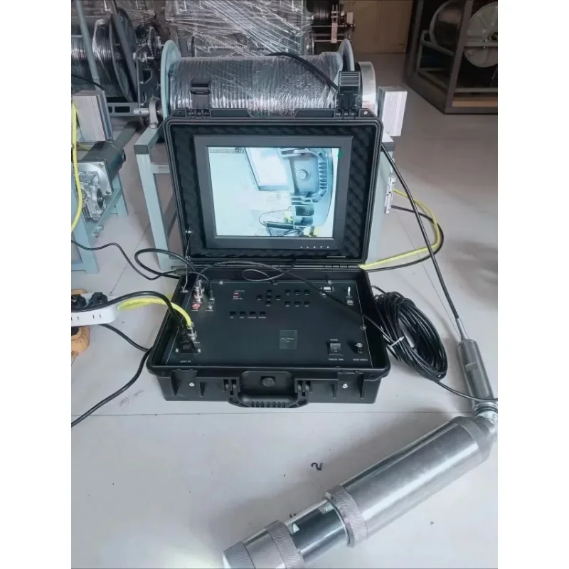 90 degree Lens Underground Well Camera 600m Deep Well Water Scanner Borehole Inspection Equipment Well Ca-mera
