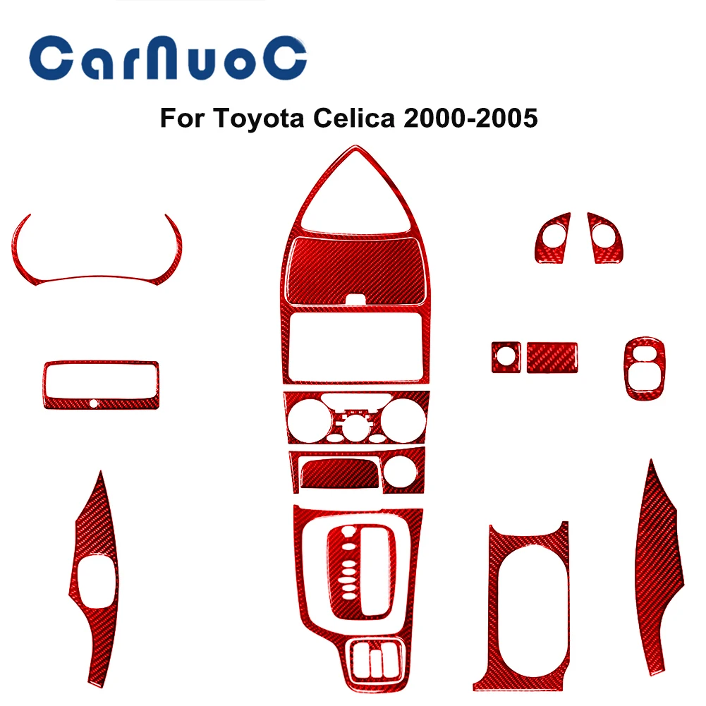 Car Stickers Decoration For Toyota Celica 2000-2005 3D Auto Renovate Interior Accessories Moudling Carbon Fibre Material