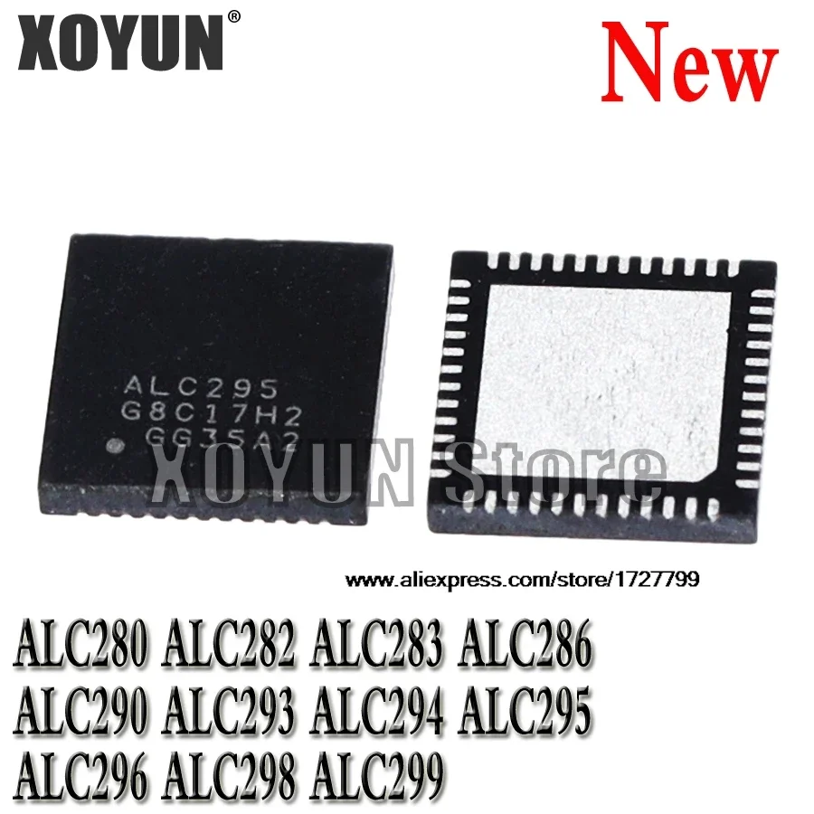 (2piece)100% New ALC280 ALC282 ALC283 ALC286 ALC290 ALC293 ALC294 ALC295 ALC296 ALC298 ALC299 QFN Chipset