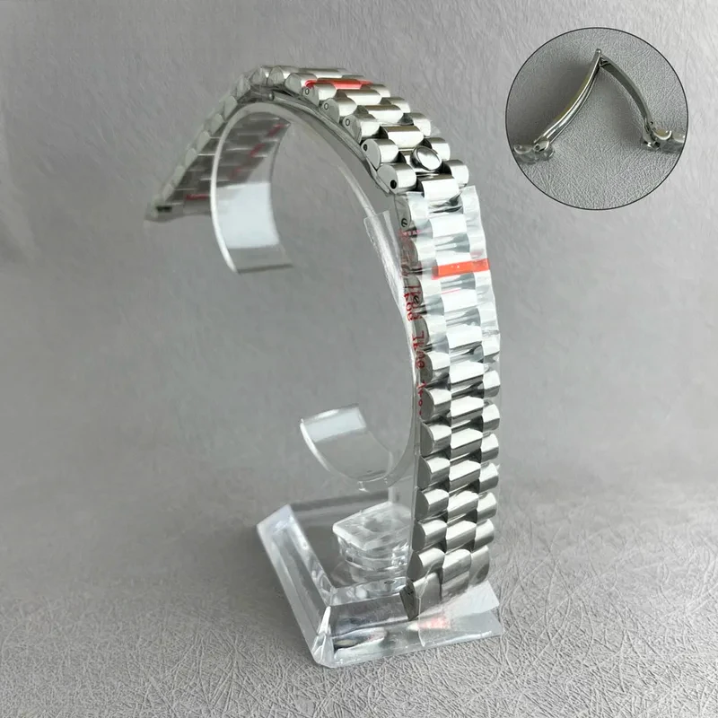 20mm rose gold luxury men's NH35/Miyota 8285 watch bracelet fit NH35/Miyota 8285 automatic movement watchmods Interface width