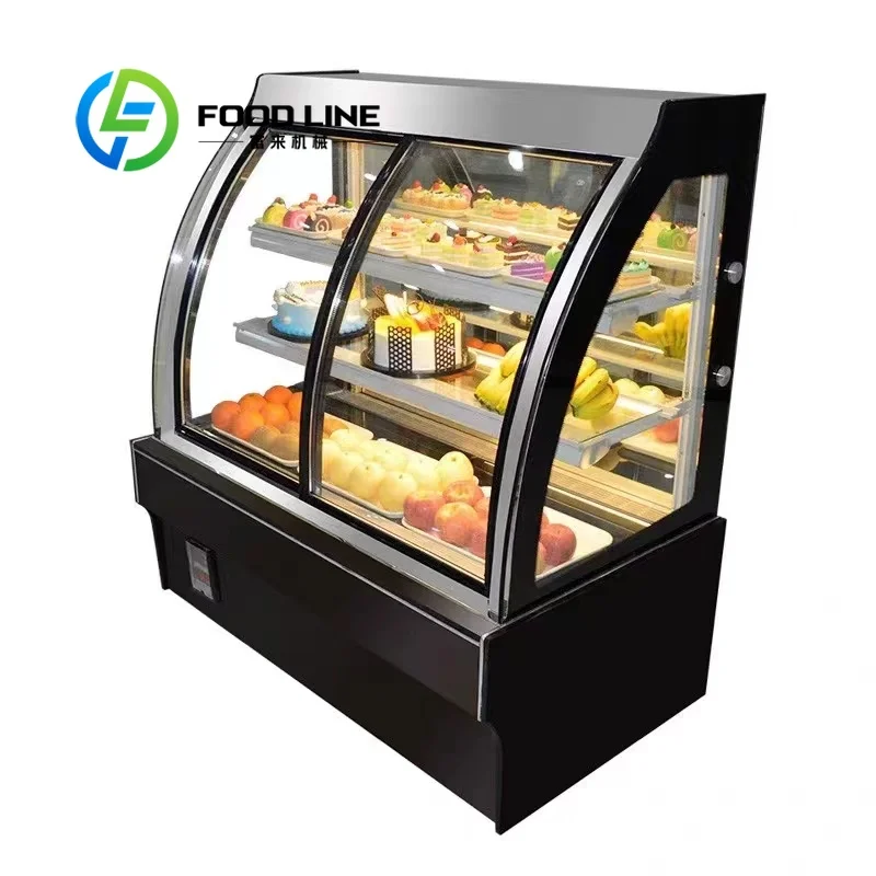 Cake Display Refrigerator Compact Countertop Model Matches Pastry Display Chiller For Small Cafe Bar Limited Quantity Premium