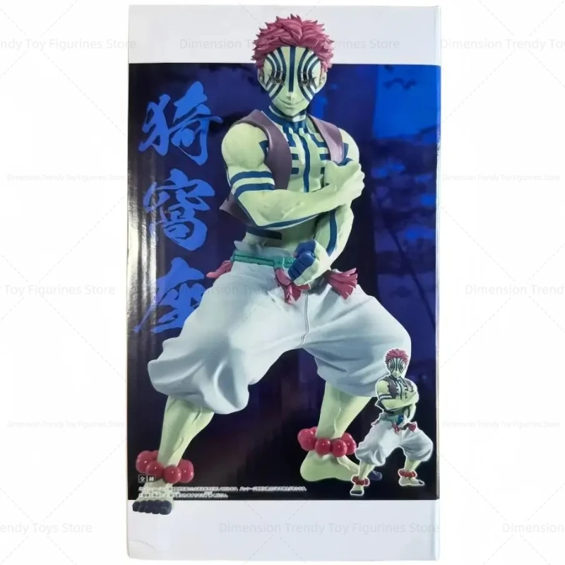 バンダイ在庫バンプレストグランディスタアニメデーモンスレイヤーアカザ Pvc スタンディングアクションフィギュア模型玩具ギフト DT