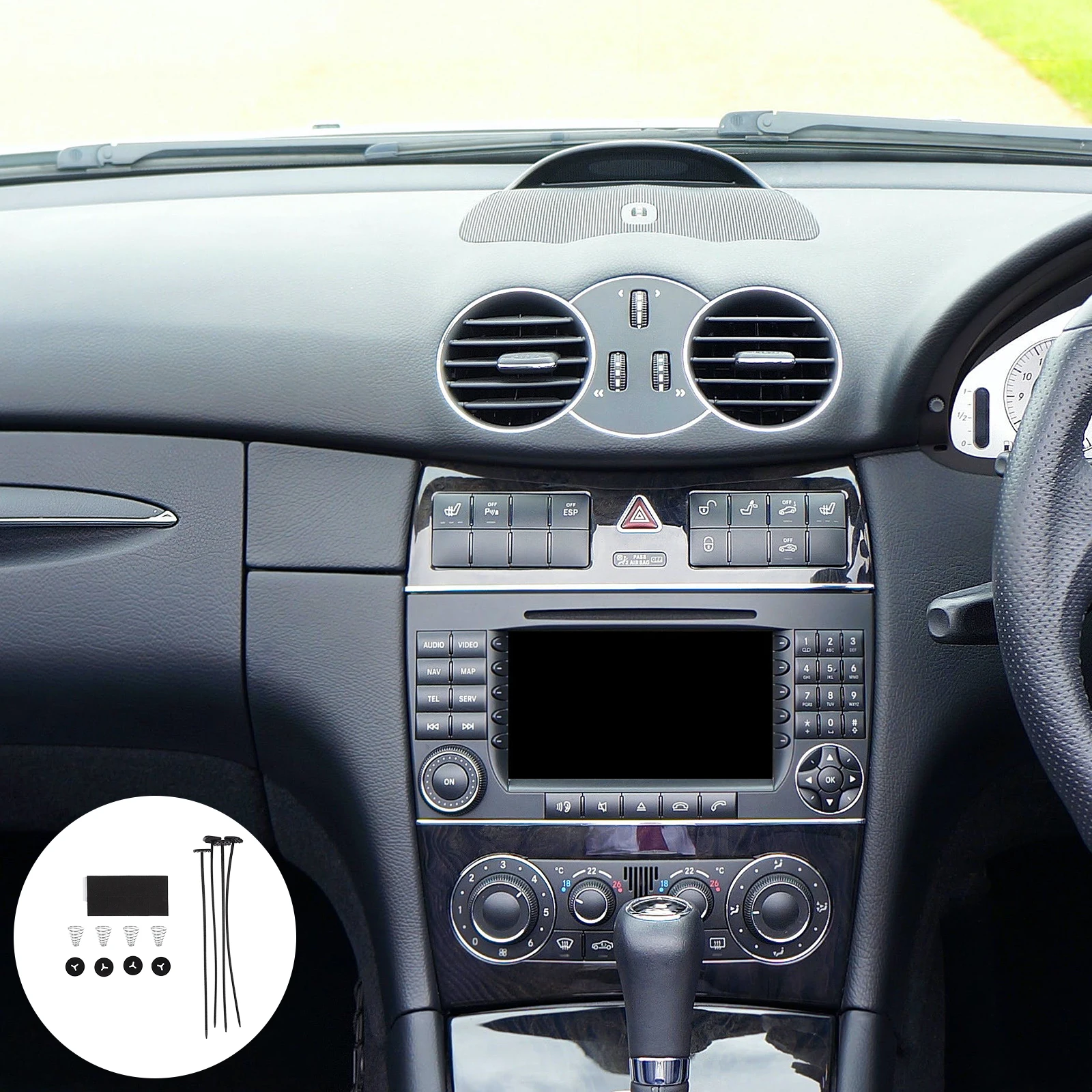 

1 Set Electric Cooling Mounting Kit Universal Car Fan Accessories Durable Lightweight Easy Install Long Life Auto Modification