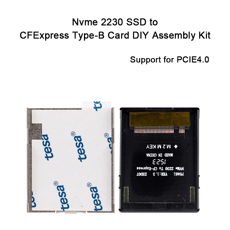 NGFF M2 Mkey Nvme 2230 SSD To CF Express Type-B Adapter Expansion Memory Card Converter For Camera Photography Studio