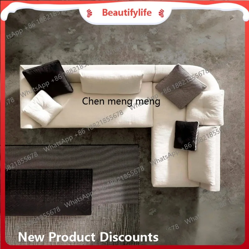 

A38 итальянский легкий роскошный изогнутый диван для гостиной, клуба, выставочного зала, дивана для приема, современный простой диван специальной формы