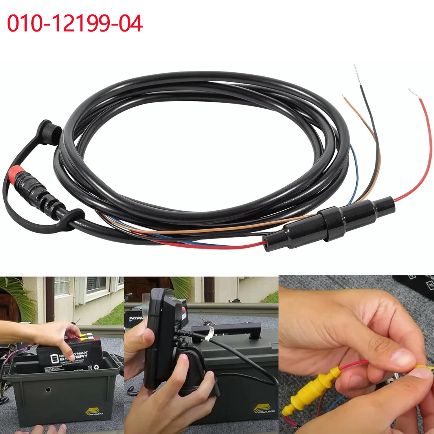 010-12199-04 Power/Data Cable Quick Connect Adaptor 4-Pin 4Xdv For Echo, Striker Plus, Striker Vivid, Striker 4, Fishfinder