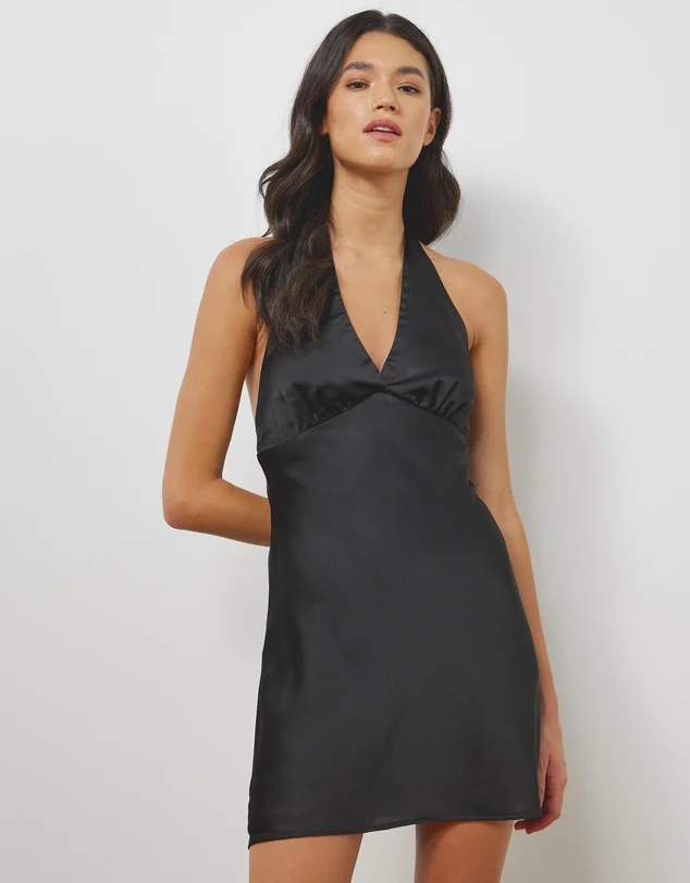 Satijn ter V-ne plus Size Twee-weg Strakke Bodycon Dr Sexy Single G Dames Faion Herfst Lente Seizoensgebonden Damesrok