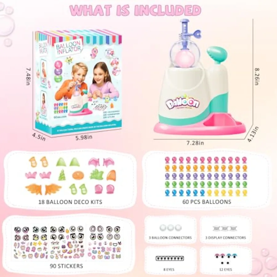 DIY Balloon Animal Kit Toys, Craft Kits for,Make Your Own Magic Balloon, Arts and Crafts for 3 4 5 6 7 8 9 10 11 12 Year Boys a
