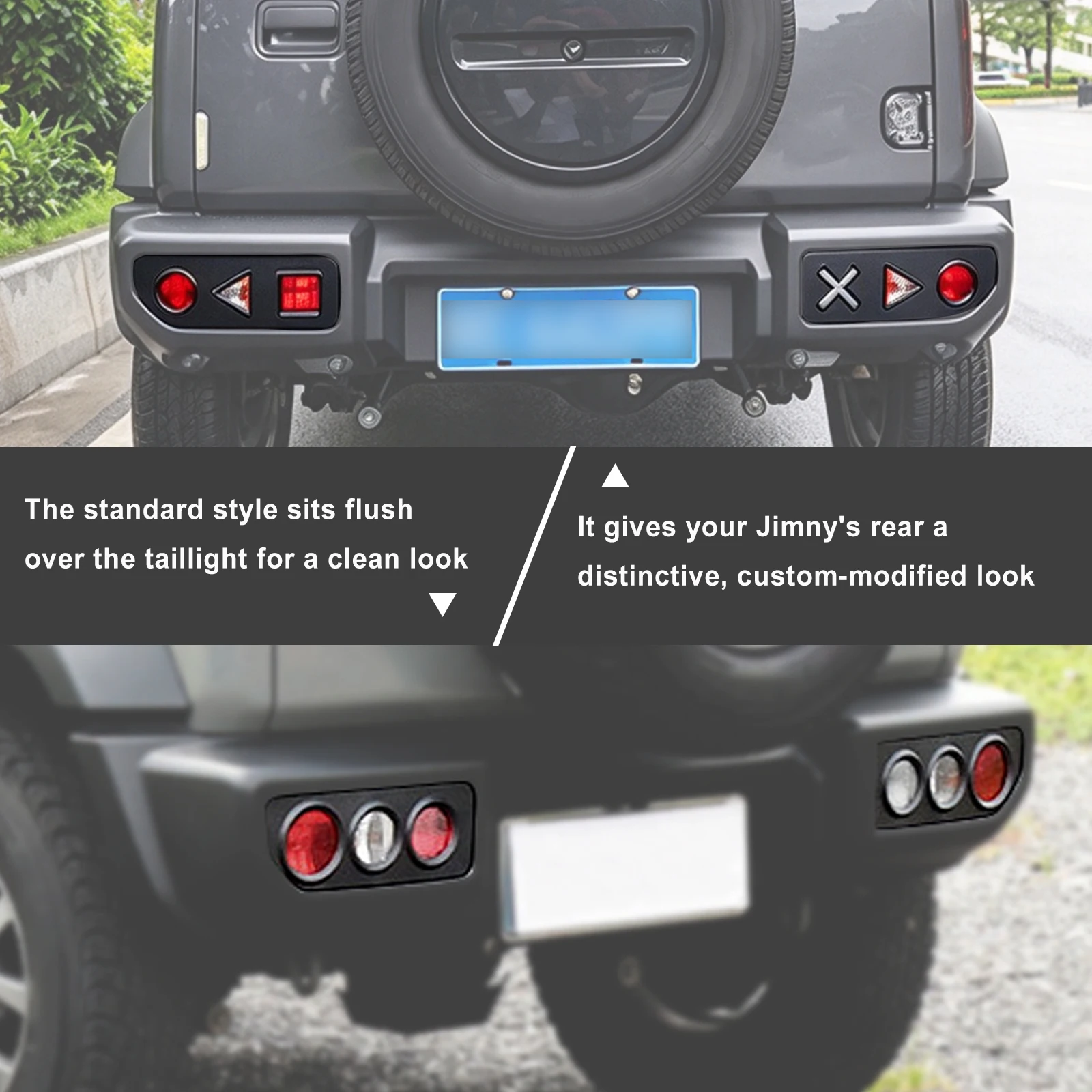 Car Rear Tail Light Protection Fog Lamp Cover for Suzuki Jimny JB64 JB74 2019 2020 2021 2022 2023 2024 2025 Exterior Accessories