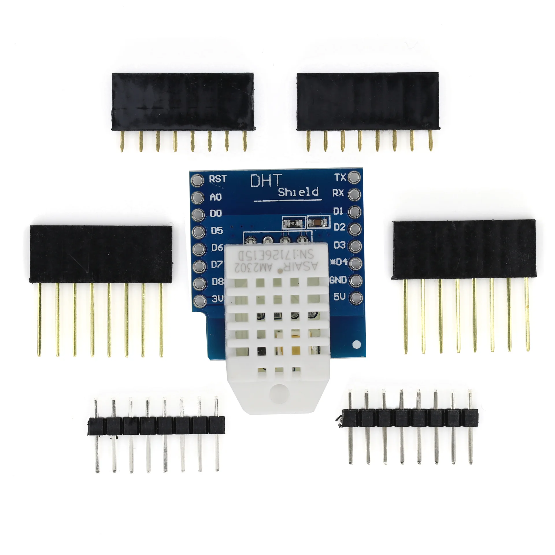 5Pcs DHT Pro Shield for D1 mini DHT22 Singlebus digital temperature and humidity sensor